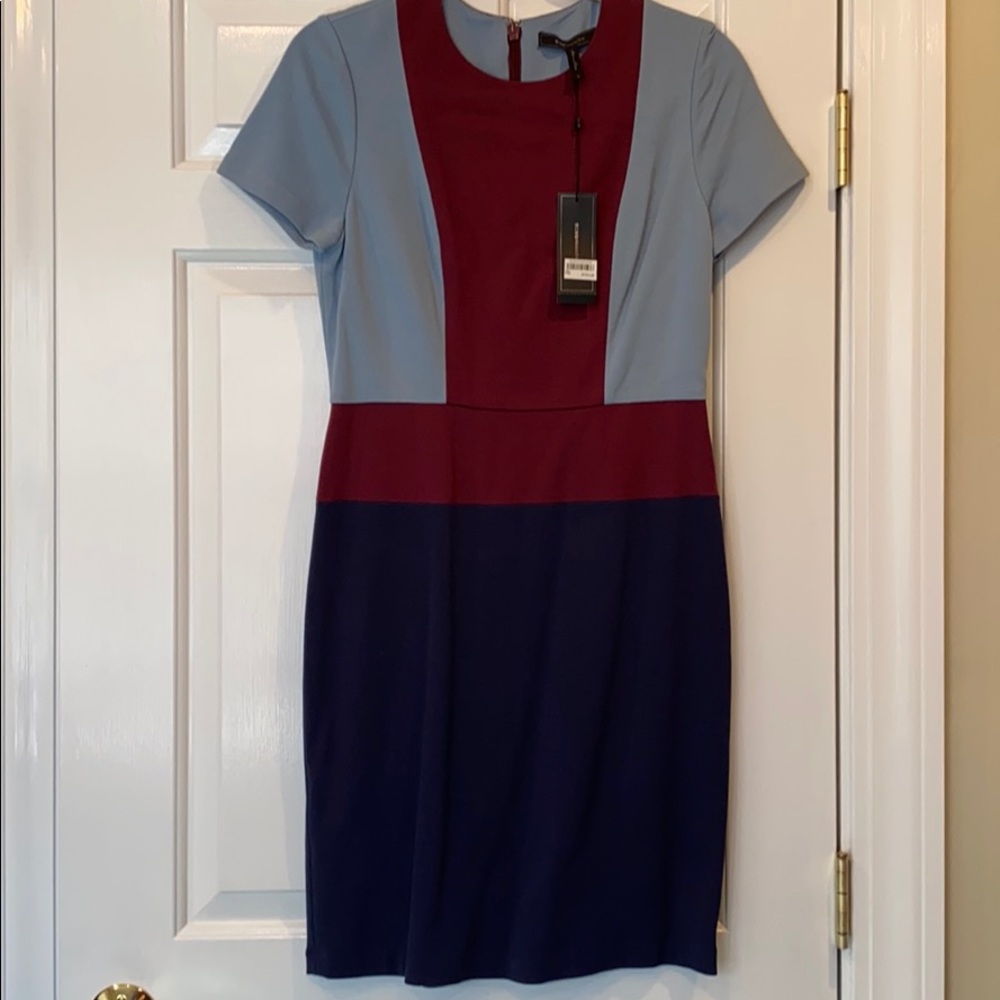 BCBG block colored dress